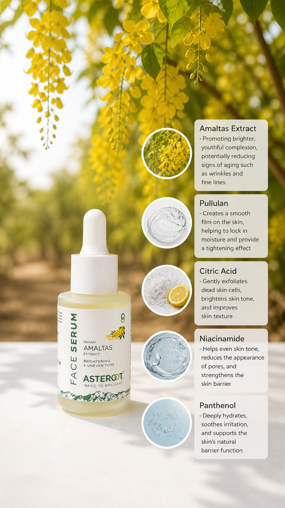 Brightening & Uneven Tone, Upgrade with Indian Amaltas Extract 30ml