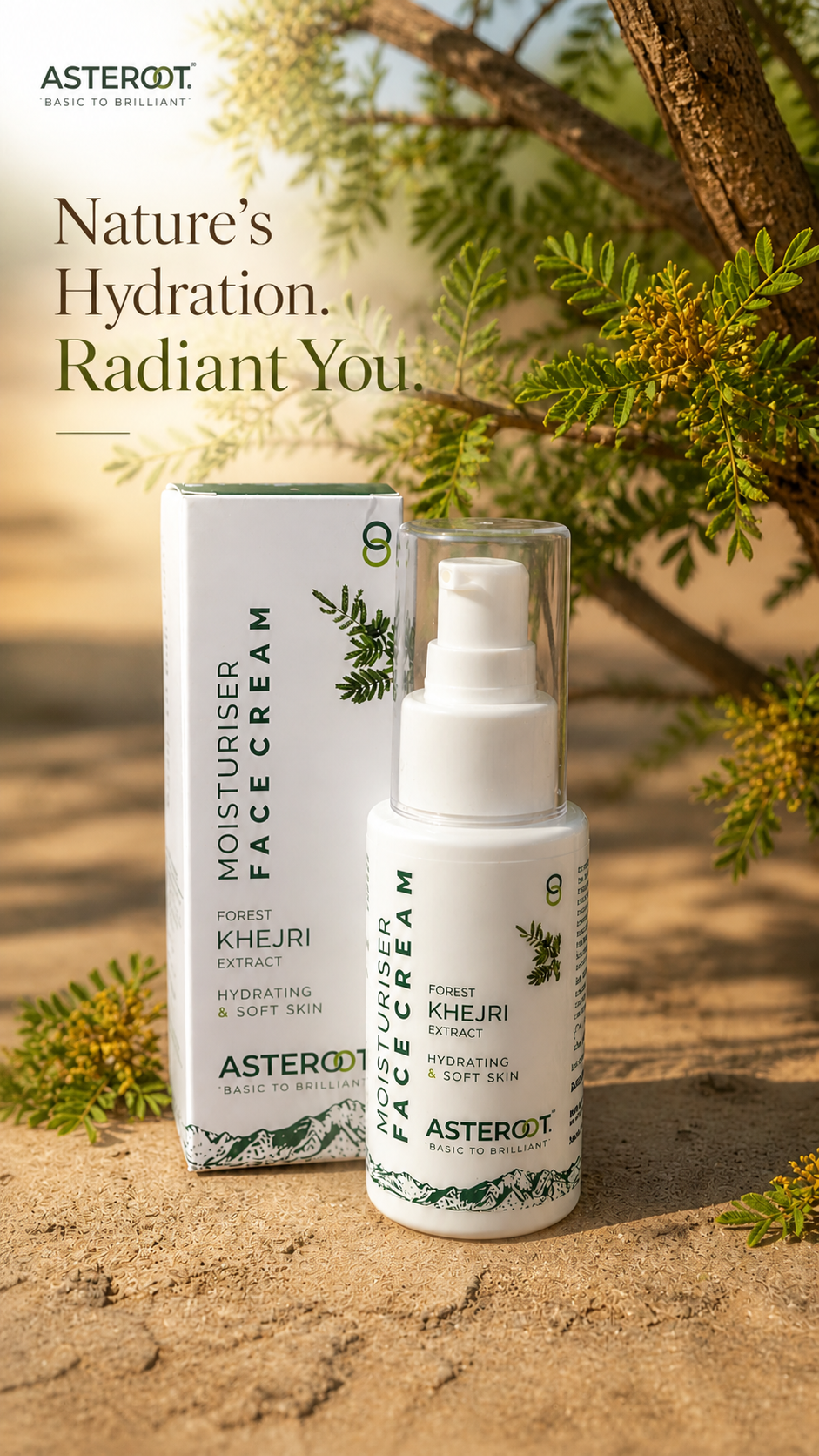 Hydrating & Soft Skin, Compliments with  Forest Khejri Extract 50gm